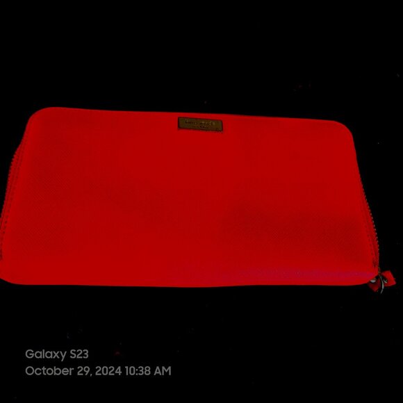 Kate Spade Large Red Wallet - Picture 1 of 3